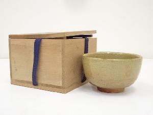 楽山造　灰釉茶碗（保護箱）